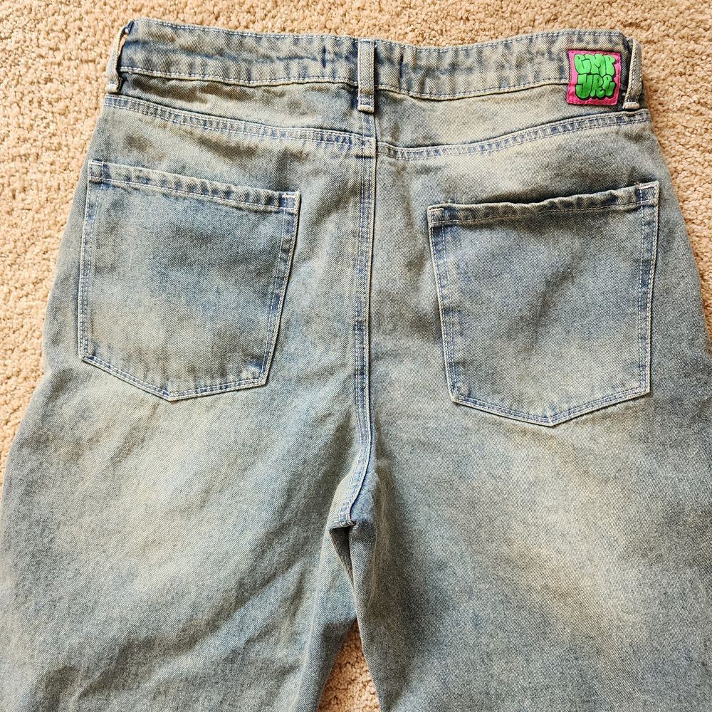 Empyre Tori Jeans Baggy Light wash Skater Punk Grunge‎ womens size 12 - Picture 6 of 13